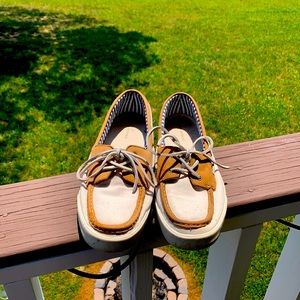 Lands’ End boat shoes